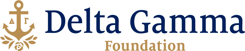 Delta Gamma Cream Rose Tribute Giving Logo
